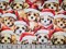 David Textiles Christmas Santa Dogs 100% Cotton Price per Yard